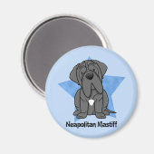Kawaii Star Neapolitan Mastiff Magneet (Voorkant / Achterkant)