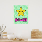 Kawaii Star Poster (Keuken)