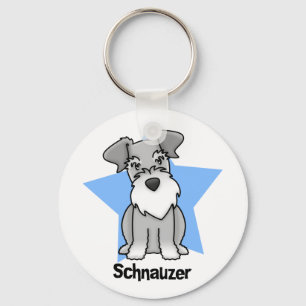 Kawaii Star Schnauzer Sleutelhanger