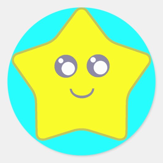 Kawaii Star stickers (Voorkant)