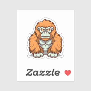 Kawaii-stijl grafisch ontwerp in vrolijke tinten sticker