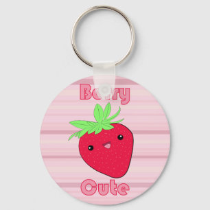 Kawaii Strawberry Berry Cute sleutelhanger