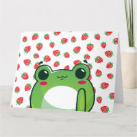 Kawaii Strawberry Frog