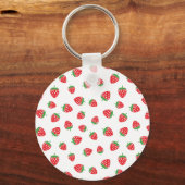 Kawaii Strawberry Frog Sleutelhanger (Achterkant)