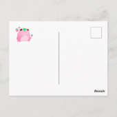 Kawaii Strawberry Frog Softcore Briefkaart (Achterkant)