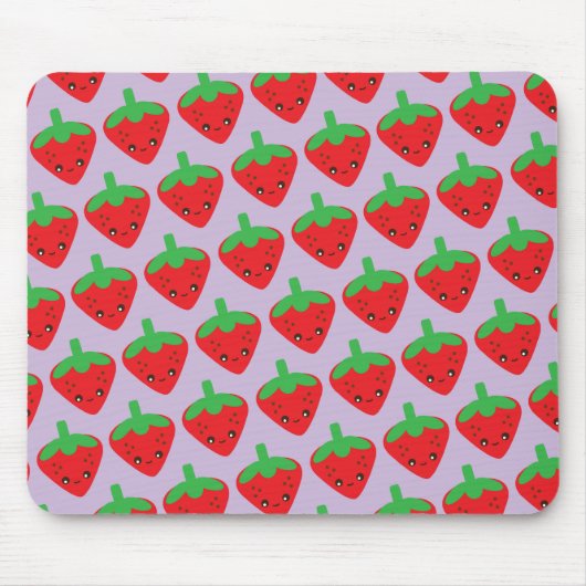 Kawaii Strawberry Muismat (Voorkant)