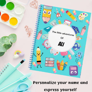 Kawaii Studiewervel Notitieboek voor Kinderen