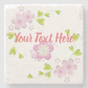 Kawaii Style Sakura Cherry Tree Blossom Stenen Onderzetter