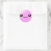 Kawaii Sugar Dots Bubble Gum Happy Sticker Visage (Sac)