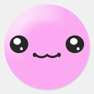 Kawaii Sugar Dots Bubble Gum Happy Sticker Visage