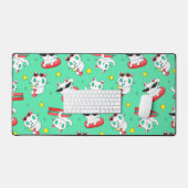 Kawaii Summer Cats Desk Mat (Clavier et souris)