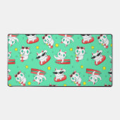 Kawaii Summer Cats Desk Mat (Recto)