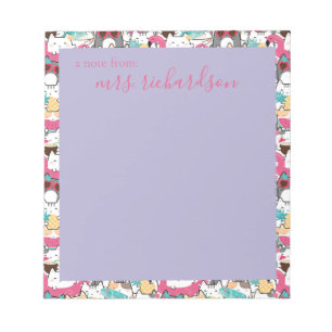 Kawaii Summer Cute Kitty Cats Notitieblok