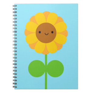 Kawaii Sunflower Notitieboek