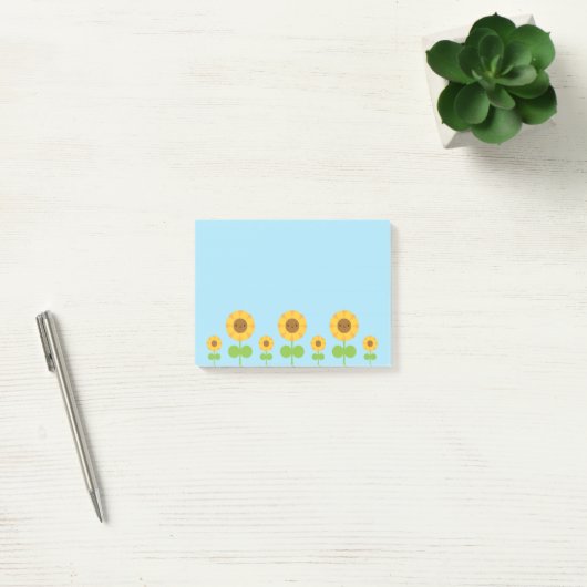 Kawaii Sunflower Post-it® Notes (Kantoor)