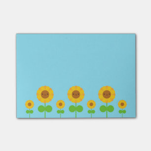 Kawaii Sunflower Post-it® Notes