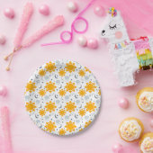 Kawaii Suns, Moons en Clouds Papieren Bordje (Feest)
