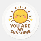 Kawaii Sunshine Sticker (Devant)