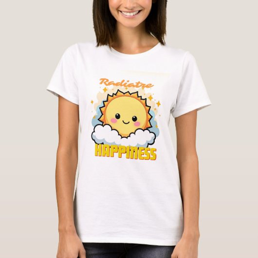 Kawaii Sunshine T-shirt - Schattige zomervibes Out (Voorkant)
