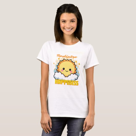 Kawaii Sunshine T-shirt - Schattige zomervibes Out (Voorkant volledig)