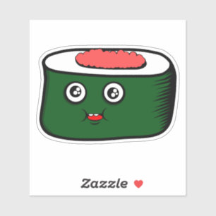 Kawaii Sushi Cartoon – Schattigee Sticker