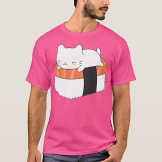 Kawaii Sushi Cat T-shirt