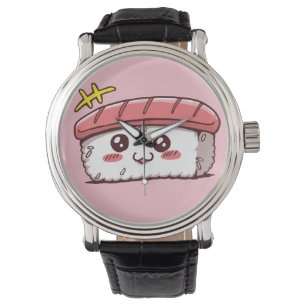 Kawaii Sushi Cute Japans Food Horloge