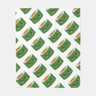 Kawaii Sushi Fleece Deken