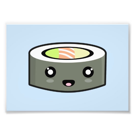 Kawaii Sushi Foto Afdruk (Voorkant)
