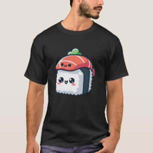 Kawaii sushi karakter - Eten T-shirt