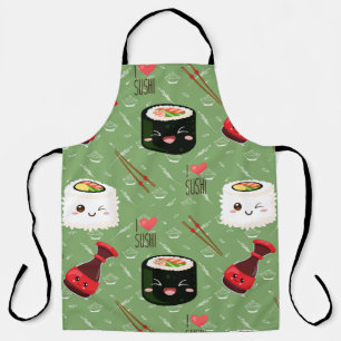 Kawaii Sushi Pattern Schort