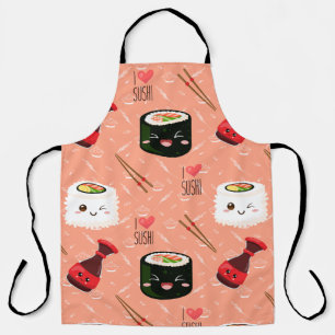 Kawaii Sushi Pattern Schort