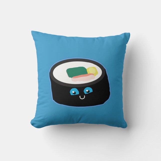 Kawaii Sushi Pillow Kussen (Voorkant)