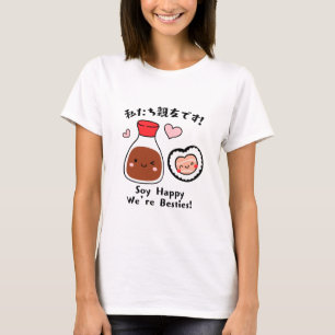 Kawaii Sushi & Sojasaus Besties T-shirt