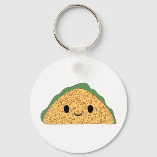Kawaii Taco Sleutelhanger (Voorkant)