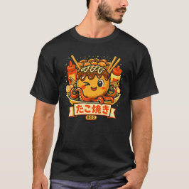 Kawaii Takoyaki – Schattig Japans straatvoedsel Ku T-shirt