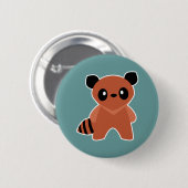 Kawaii Tanuki Ronde Button 5,7 Cm (Voorkant /achterkant)