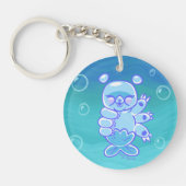 Kawaii Tardigrade Water Beer Sleutelhanger (Voorkant)