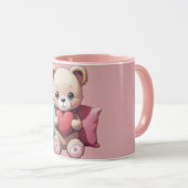 Kawaii Teddy Bear Mok (Voorkant rechts)