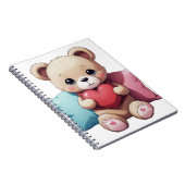 Kawaii Teddy Bear Notitieboek (Rechterzijde)