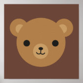 Kawaii Teddy Bear Poster (Voorkant)