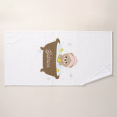 Kawaii Teddy Bear Towel Badhanddoek (Badhanddoek)