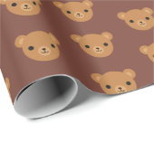 Kawaii Teddy Bears Cadeaupapier (Rol Hoek)
