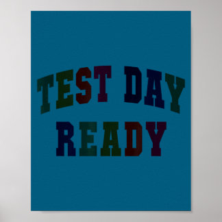 Kawaii test dag klaar testen leraar bruh geschiede poster