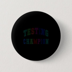 Kawaii testkampioen testdag leraar bruh wiskunde ronde button 5,7 cm