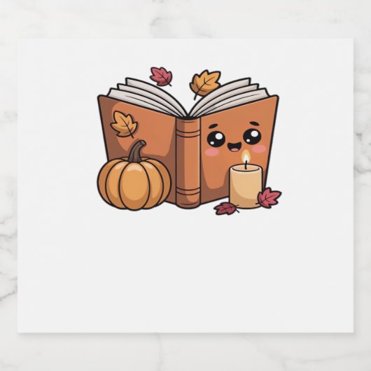 kawaii Thanksgiving boek Oversized T-Shirt Sparkling Wijnetiket (Enkel label)