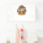 kawaii Thanksgiving cupcake Classic T-Shirt Spandoek (Insitu)