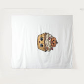 kawaii Thanksgiving cupcake Classic T-Shirt Wandkleed (Voorkant (horizontaal))