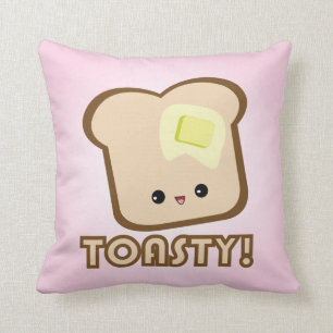 Kawaii Toasty ! Coussin de pain grillé