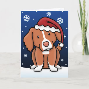 Kawaii Toller-kerstkaart Feestdagen Kaart